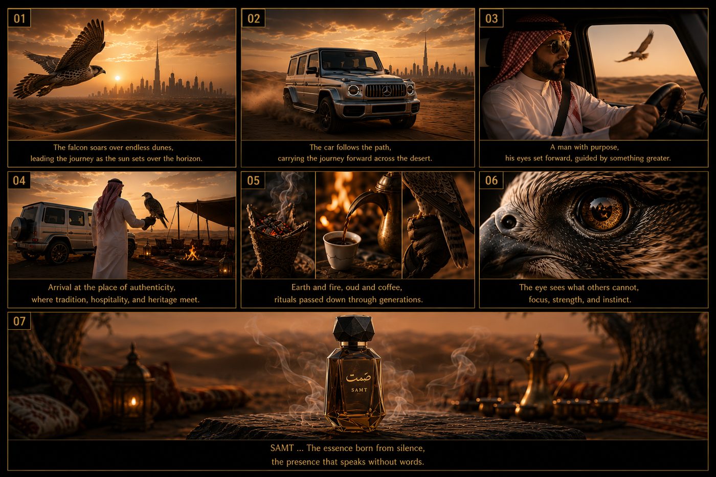 ستوريبورد إعلان عطر سمت